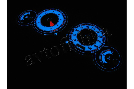 Peugeot Partner 1 светодиодные шкалы (циферблаты) на панель приборов - дизайн 2