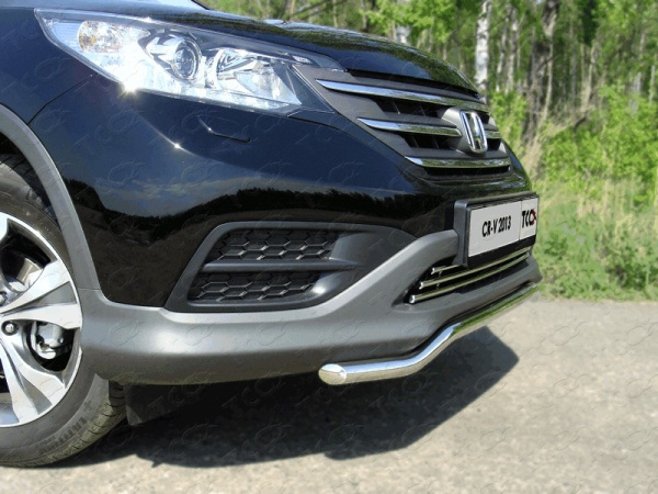 Honda CR-V (13–) Защита передняя (кенгурин короткий) 42,4 мм