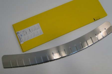 Nissan Murano (08-) накладка на задний бампер профилированная с загибом из нержавеющей стали