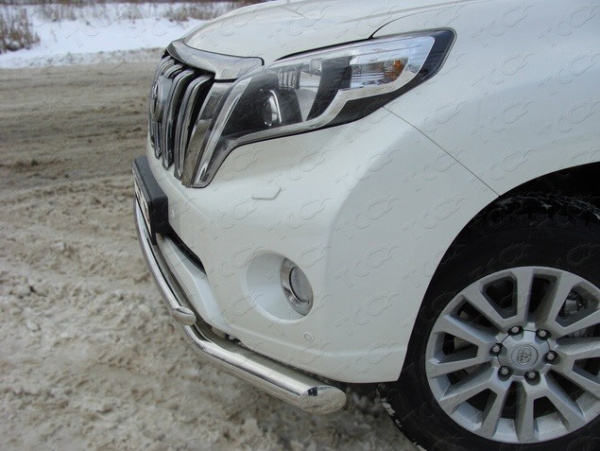 Toyota Land Cruiser Prado (09–/13–) Защита передняя нижняя 76,1/50,8 мм