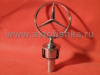 Mercedes W124 дорестайлинг, W201, W126, W123 эмблема съемная с основанием на капот