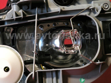 Mercedes E W210 (95-99) фары передние линзовые черные, под корректор, комплект 2 шт.