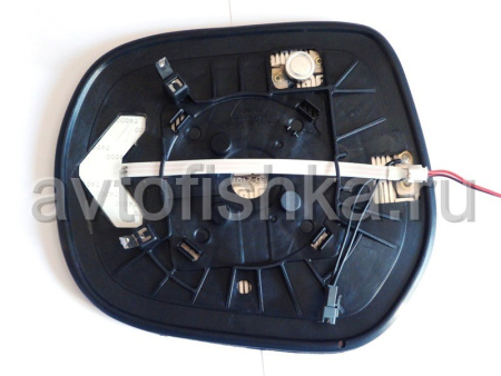 Toyota Land Cruiser 200 (08-), Prado 150 (10-) зеркальные элементы на боковые зеркала, с желтой светодиодной индикацией поворотов, с обогревом, комплект 2 шт.