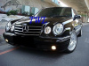 Mercedes E W210 (95-99) фары передние линзованные хромированные, вакуум корректор, комплект 2 шт.