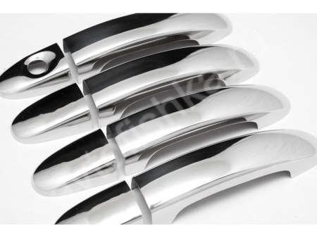 Ford Mondeo 4 (08-14) накладки на ручки дверей из нержавеющей стали, 4 шт.