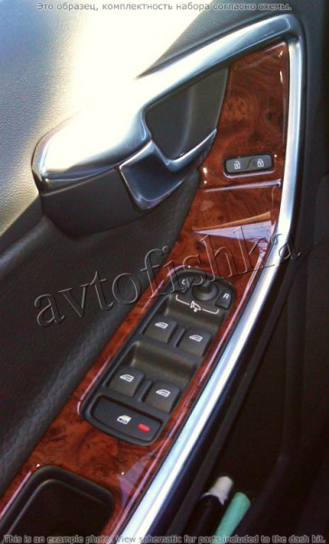 Декоративные накладки салона Volvo S60 2011-н.в. Полный набор.