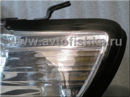 Toyota Land Cruiser 100 (98-05) фары передние хромированные, с совмещенными поворотниками, комплект 2 шт.