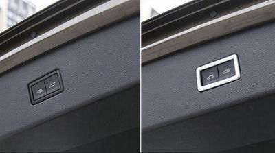 Volkswagen Tiguan (17–) Накладка на кнопку закрытия двери багажника, 1 часть, ABS Silver
