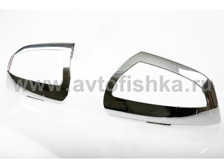 Mercedes W164 ML (2009-) декоративные накладки на боковые зеркала заднего вида, хромированные, комплект 2 шт.