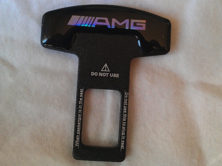 Вставка в замок ремня безопасности с логотипом AMG, лакированная
