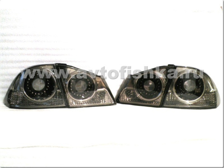 Honda Civic VIII (06-) фонари задние светодиодные тонированные, комплект 2 шт.