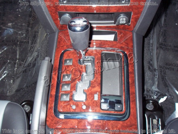 Декоративные накладки салона Jeep Grand Cherokee 2008-2010 Полный универсальный набор