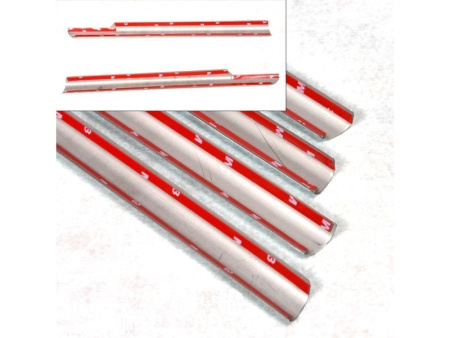 Chevrolet Cruze (08-) наружние планки оконных рамок дверей из нержавеющей стали, комплект 6 шт.