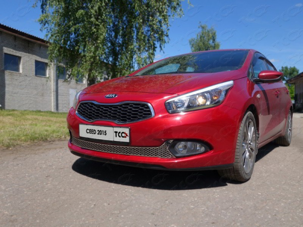 Kia Cee'd (12–) Решетка радиатора нижняя (лист (треугольник))