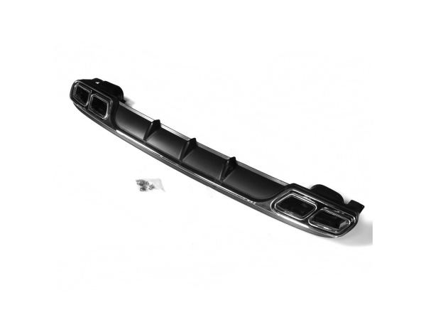 Задний диффузор бампера в стиле E63 AMG Mercedes W212 (13-14)