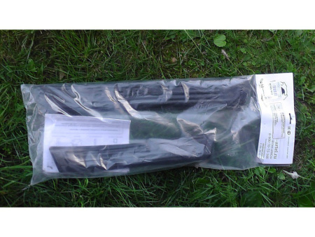 Skoda Fabia 2 (10-13) накладки на пороги пластиковые, к-кт 4 шт.