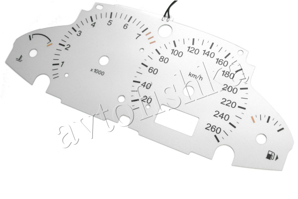 Ford Focus MK1 светодиодные шкалы (циферблаты) на панель приборов - ST дизайн 2