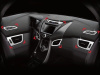 Hyundai Elantra, Avante MD (10-) хромированные накладки панелей салона и торпеды, 13 предметов