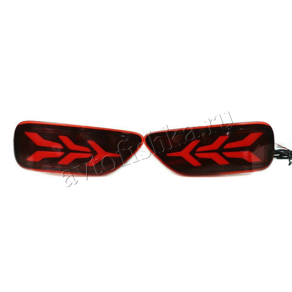 Nissan Patrol Y62 (10-18) светодиодные фонари заднего бампера, в комплекте 2 шт.