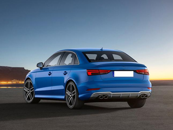 Задний диффузор S3 для Audi A3 седан S-line 2017-2020