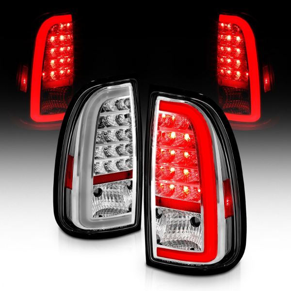 Toyota Tundra (2000-2006) задние (стопы) фонари LED хромированные C-Light
