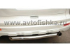 Honda CR-V (10-) защита заднего бампера, труба 70 мм