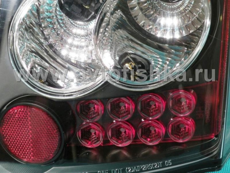 Chrysler 300C (04-09) фонари задние светодиодные черные, комплект 2 шт.