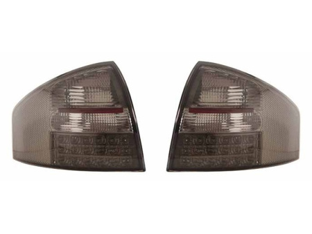 Audi A6 (97-04) задние фонари светодиодные тонированные, комплект 2 шт.