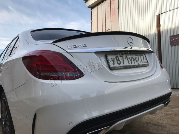 Mercedes C-Class W205 (14-) спойлер C63 AMG STYLE на крышку багажника