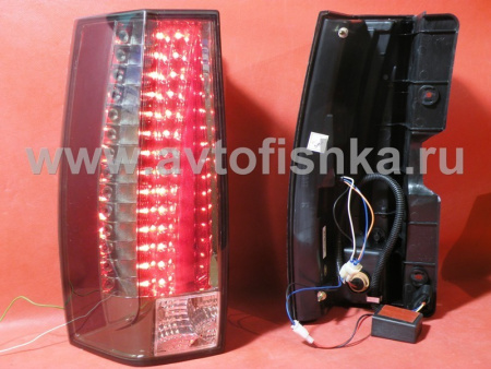 Chevrolet Tahoe, Suburban, GMC Yukon, Denali (07-) фонари задние светодиодные тонированные в стиле Escalade, комплект 2 шт.