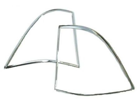 Mercedes-Benz W163 ML (1998-2005) рамки хромированные на задние фонари, комплект 2 шт.