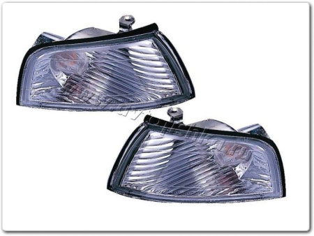 Mitsubishi Lancer (96-97) поворотники передние хромированные, комплект 2 шт.