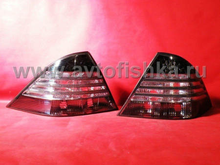 Mercedes S W220 (98-) фонари задние светодиодные тонированные, комплект 2 шт.