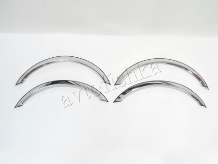 Mercedes Benz W124 с узким молдингом накладки на арки крыльев из полированной нержавеющая сталь, комплект 4 шт.