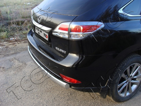 Lexus RX (12–) Защита задняя (овальная) 75х42 мм