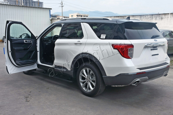 Ford Explorer (20-) штатные выезжающие электропороги автоматические