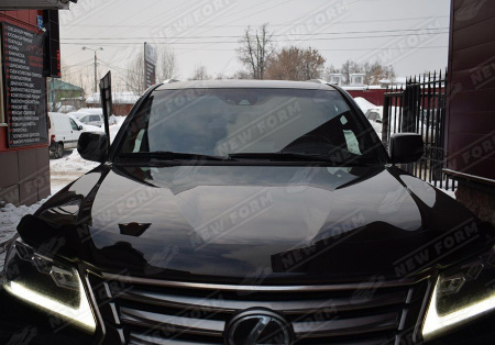 Lexus LX 450d 2015 - н.в. Рейлинги на крышу серебристые