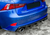 Lexus IS 3 (13 – н.в.) диффузор заднего бампера №1(с килями)