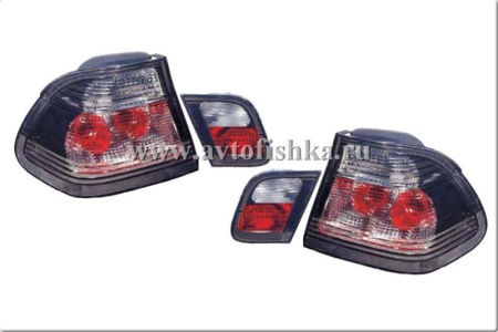 BMW 3 E46 (98-01) седан фонари задние тонированные, комплект лев.+прав.