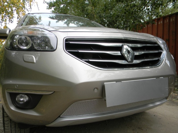 Renault Koleos (12–) Защита радиатора Premium, хром