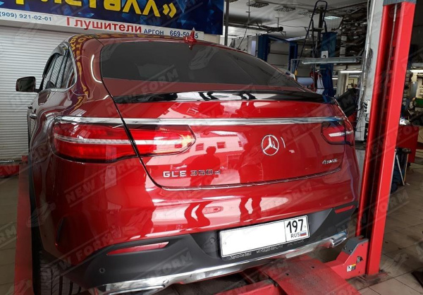 Mercedes-Benz GLE-Klasse C292 2015 - 2019 Спойлер черный