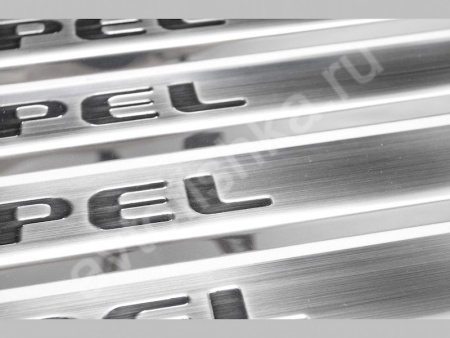 Opel Zafira B (2004-) накладки на пороги из нержавеющей стали, 4 шт.