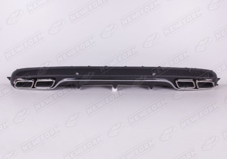 Mercedes-Benz C-Klasse W205 рестайлинг 2018 - 2021 Диффузор с насадками 6.3 AMG хром