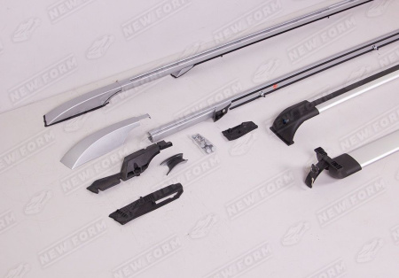 Land Rover Discovery 3 поколение 2004 - 2009 Комплект рейлинги и поперечины для Land Rover Discovery 3 серебристые