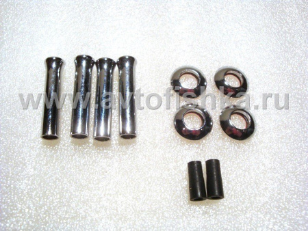 BMW все модели, декоративные наконечники кнопок блокировки дверей, хромированные с логотипом BMW, комплект 4 шт.