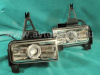 Toyota Land Cruiser 200 (08-) фары передние противотуманные линзовые хромированные, со светящимися ободками, комплект 2 шт.