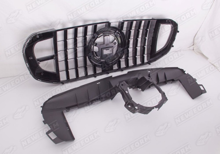 Mercedes-Benz GLS-Klasse X167 2019 - 2023 Решетка радиатора Brabus красная