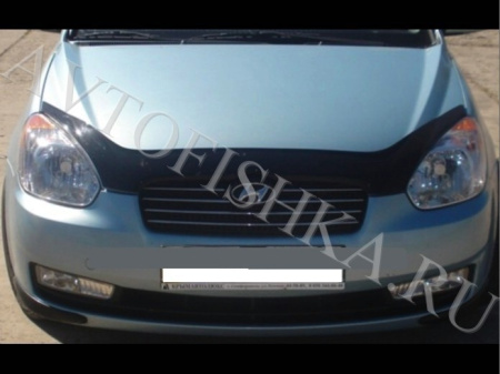 Дефлектор капота темный Hyundai Accent 2003-2006