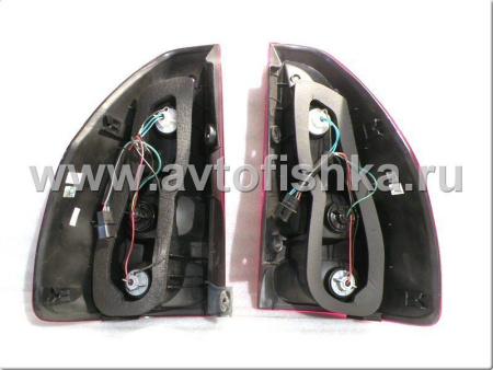 Toyota Land Cruiser Prado 120 (02-) фонари задние светодиодные красно-тонированные, комплект 2 шт.