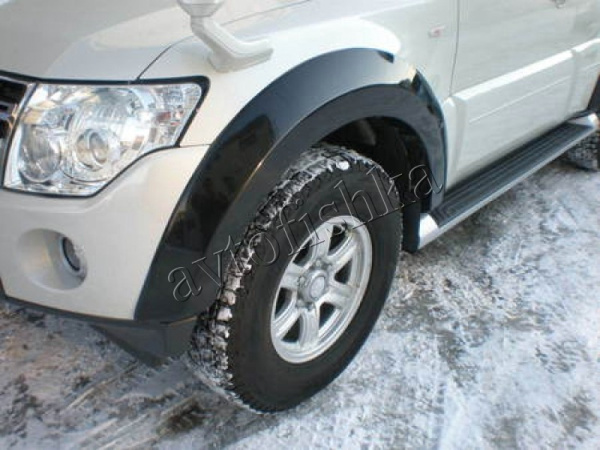Mitsubishi Pajero 4 (06 – 15) Фендры | расширители арок комплект